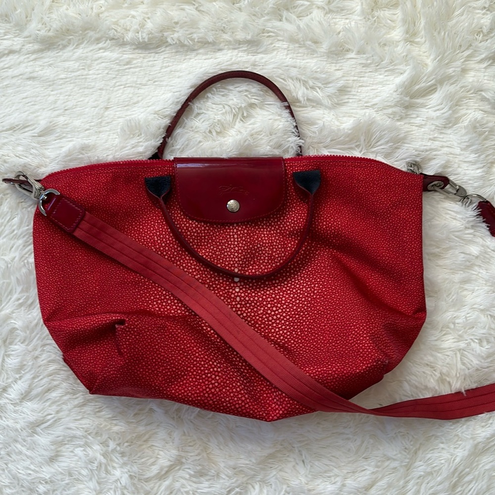 Red Longchamp Modele Depose